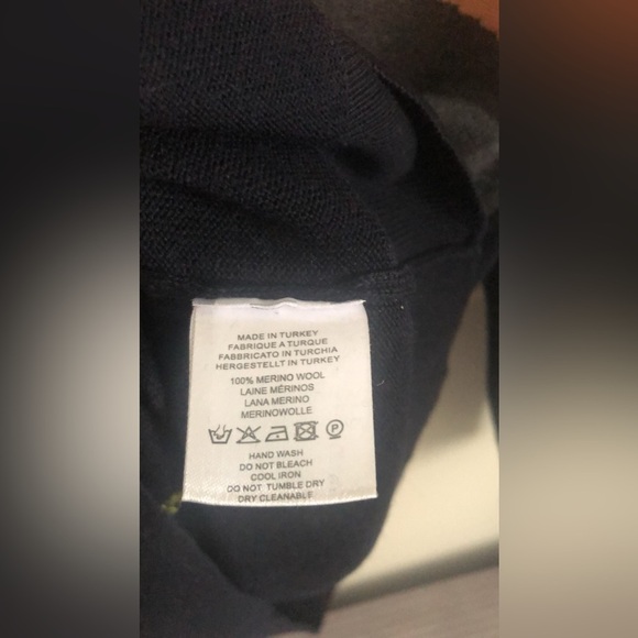 Paul Smith PS Mens Merino Wool Crewneck Pullover Sweater Stars Print Large - Picture 3 of 4